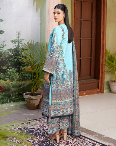 Embroidered Three Piece | Neck Patched Vol-IV | Premium Luxury Lawn