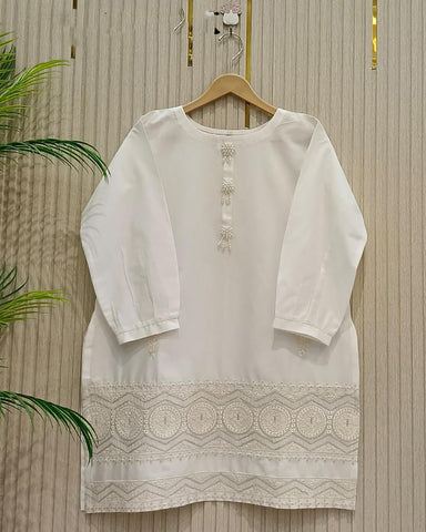 Designer Embroidered Shirt | Azadi Special | Cotton Lawn