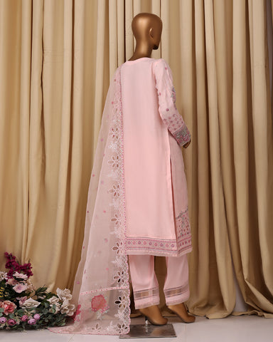 Formal Three Piece | Embroidered Festive-Falsafa | Premium Organza