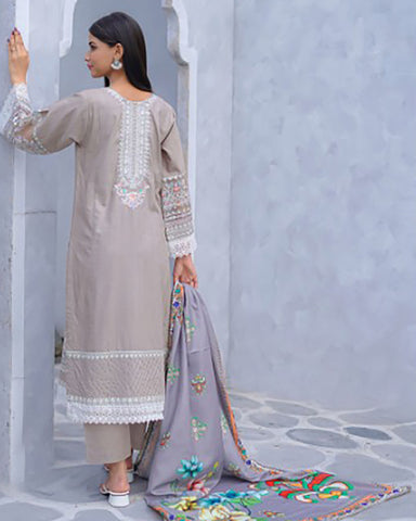 Three Piece | Luxury Embroidered | Formal Cum Casual | Khaddar