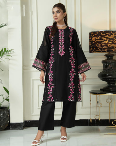 Designer Two Pieces | Embroidered | Trousers | Khaddar