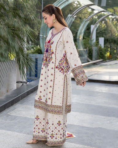Sohni Heer - Embroidered - Premium Dhanak