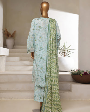 Luxury Three Piece | PrintKari Embroidery| Premium Lawn