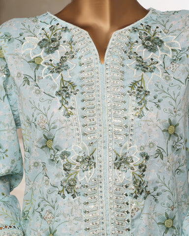Luxury Three Piece | PrintKari Embroidery| Premium Lawn