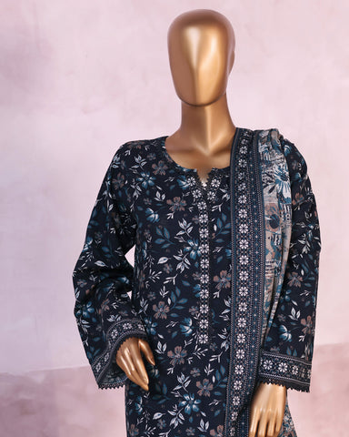 Printed Three Piece | Designer | Premium Khaddar