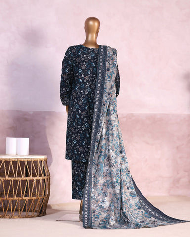 Printed Three Piece | Designer | Premium Khaddar