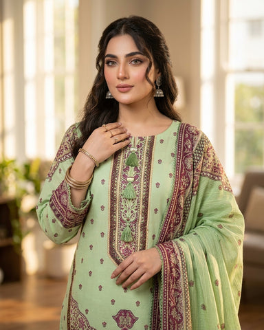 Mahira - Embroidered - Premium Khaddar