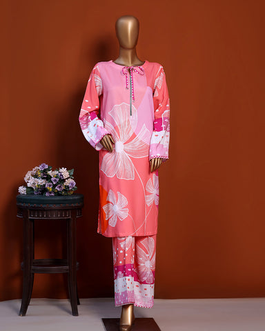 Designer Embroidered Two Piece | Florence | Linen