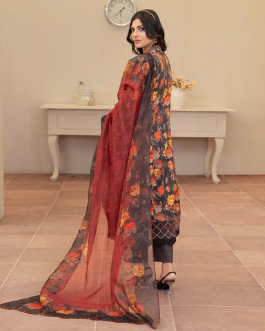 Designer Three Pieces | Embroidered Frocks | Premium Lawn