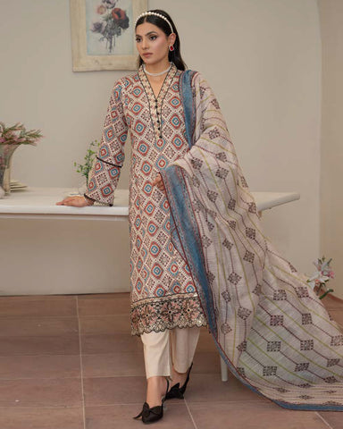 Designer Three Pieces | Embroidered Frocks | Premium Lawn