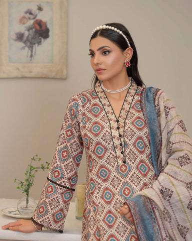 Designer Three Pieces | Embroidered Frocks | Premium Lawn