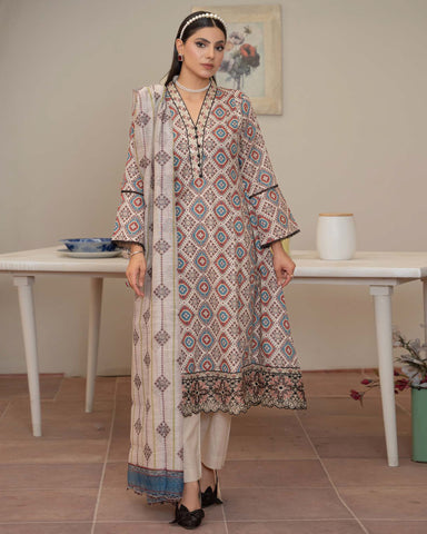 Designer Three Pieces | Embroidered Frocks | Premium Lawn