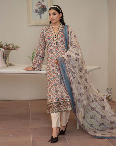 Designer Three Pieces | Embroidered Frocks | Premium Lawn