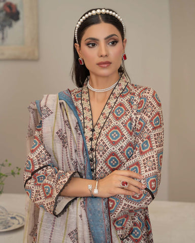 Designer Three Pieces | Embroidered Frocks | Premium Lawn