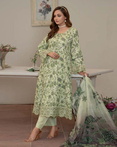 Designer Three Pieces | Embroidered Frocks | Premium Lawn