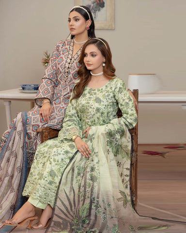 Designer Three Pieces | Embroidered Frocks | Premium Lawn