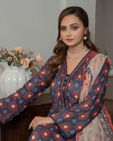 Designer Three Pieces | Embroidered Frocks | Premium Lawn