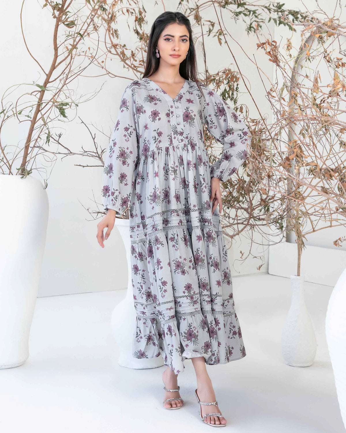 Printed Maxi | Ultra Flared Frock | Staple