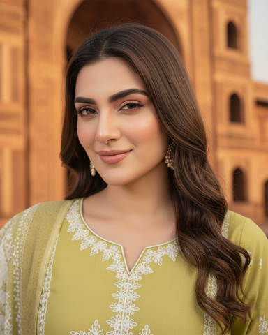 Three Piece Formals | Embroidered - Khumaar - Eid Special | Premium Cotton Lawn