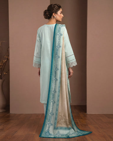 Nayyab - Embroidered Solids - Karandi / Ayudia Fabric