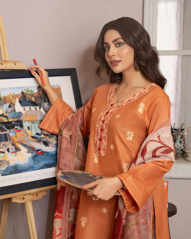 Designer Three Piece | Aashi-I | Exquisite Luxury Lawn