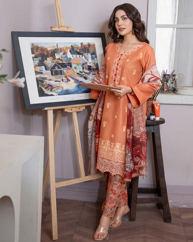 Designer Three Piece | Aashi-I | Exquisite Luxury Lawn