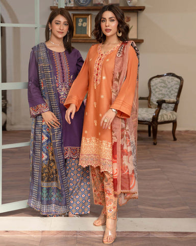 Designer Three Piece | Aashi-I | Exquisite Luxury Lawn