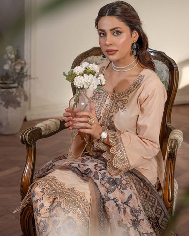 Designer Three Piece | Aashi-I | Exquisite Luxury Lawn