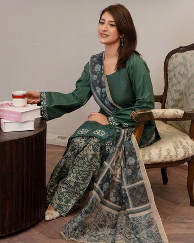 Designer Three Piece | Aashi-I | Exquisite Luxury Lawn