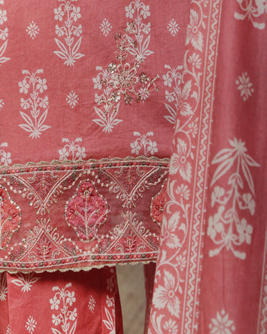 Embroidered Three Piece | Bahar-E-Chaman | Lawn Cotton