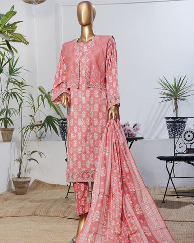 Embroidered Three Piece | Bahar-E-Chaman | Lawn Cotton