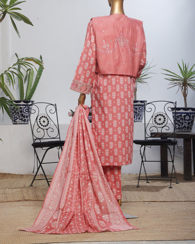 Embroidered Three Piece | Bahar-E-Chaman | Lawn Cotton
