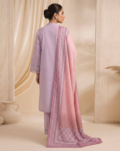 Nayyab - Embroidered Solids - Karandi / Ayudia Fabric