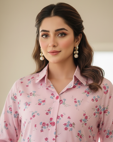 Designer Printed Frock | Floral - Long Maxi | Premium Lawn