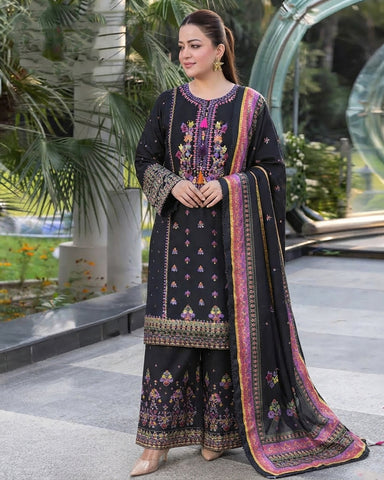 Sohni Heer - Embroidered - Premium Dhanak