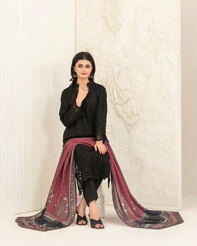 Designer Three Piece | Embroidered - Luxury Riyana | Premium Lawn