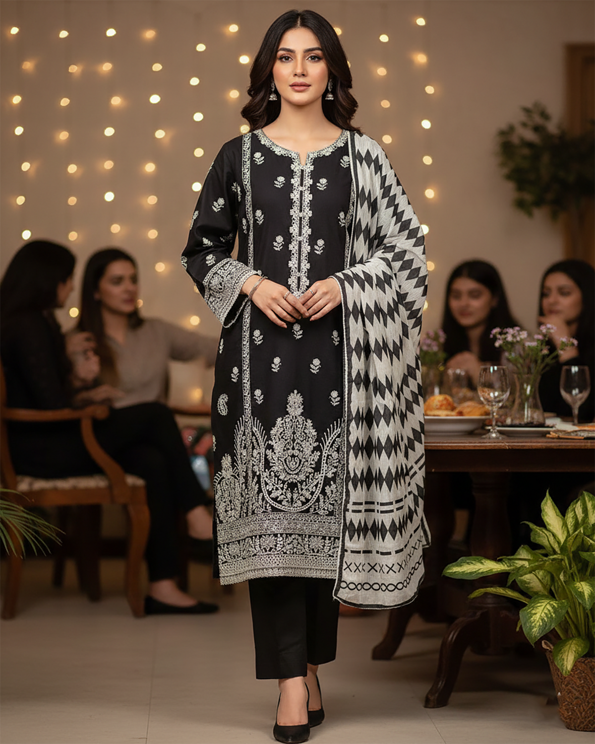 Designer Three Piece | Lyla Handwork - Eid Special | Summer Lawn