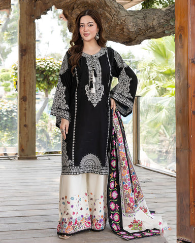 Sohni Kuri - Embroidered - Premium Dhanak