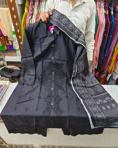Zarmina - Embroidered - Premium Winter Cotton
