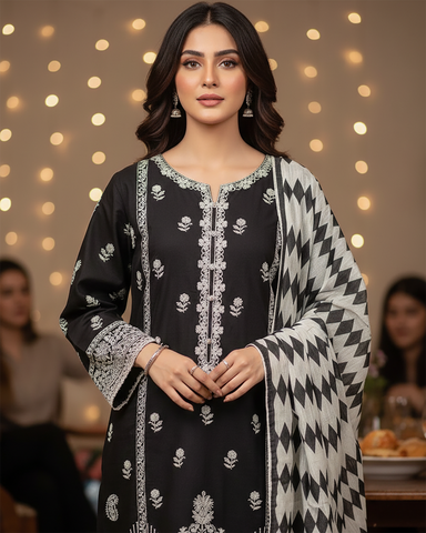 Designer Three Piece | Lyla Handwork - Eid Special | Summer Lawn