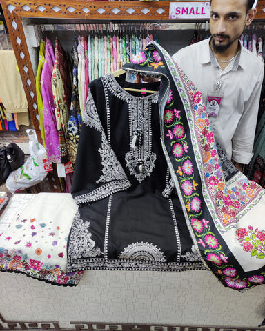 Sohni Kuri - Embroidered - Premium Dhanak