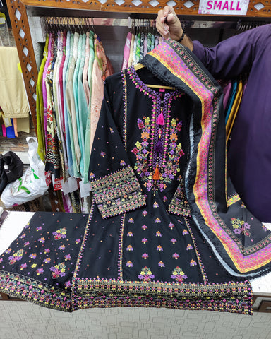 Sohni Heer - Embroidered - Premium Dhanak