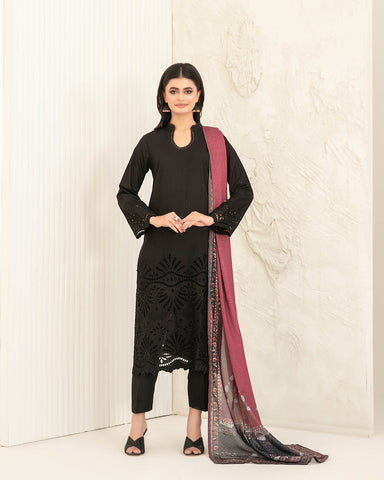 Designer Three Piece | Embroidered - Luxury Riyana | Premium Lawn