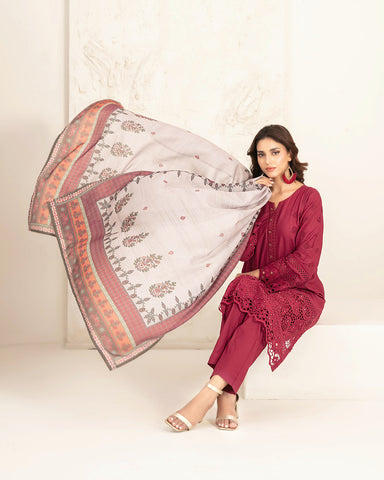 Designer Three Piece | Embroidered - Luxury Riyana | Premium Lawn