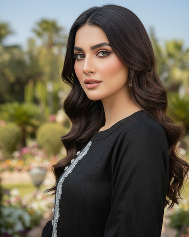 Semi Western Two Piece | Embroidered Shirt/Flapper | Cotton