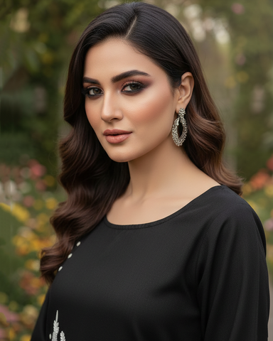 Semi Western Two Piece | Embroidered Shirt/Flapper | Cotton