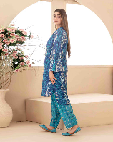 Designer Embroidered Two Pieces | Dilfa - Complimentary Khussa | Swiss