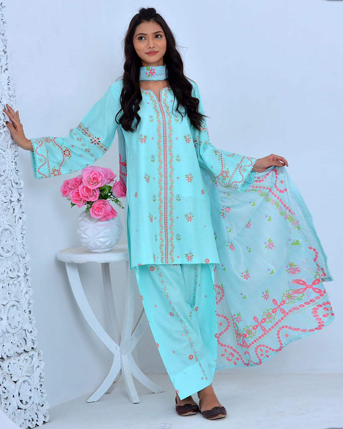 Three Piece Formals | Embroidered - BIllo - Eid Special | Premium Lawn