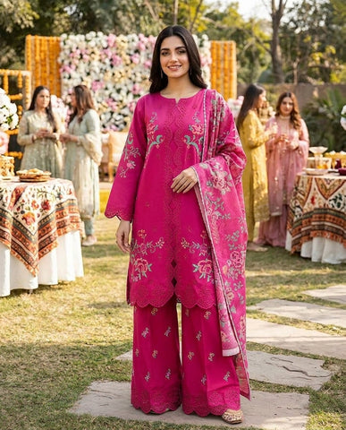Mehrbano - Embroidered - Winter Cotton