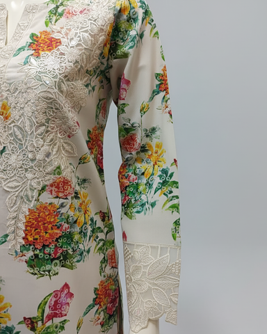 Designer Three Piece | Mano - Winter Special | Premium Corduroy Khaddar